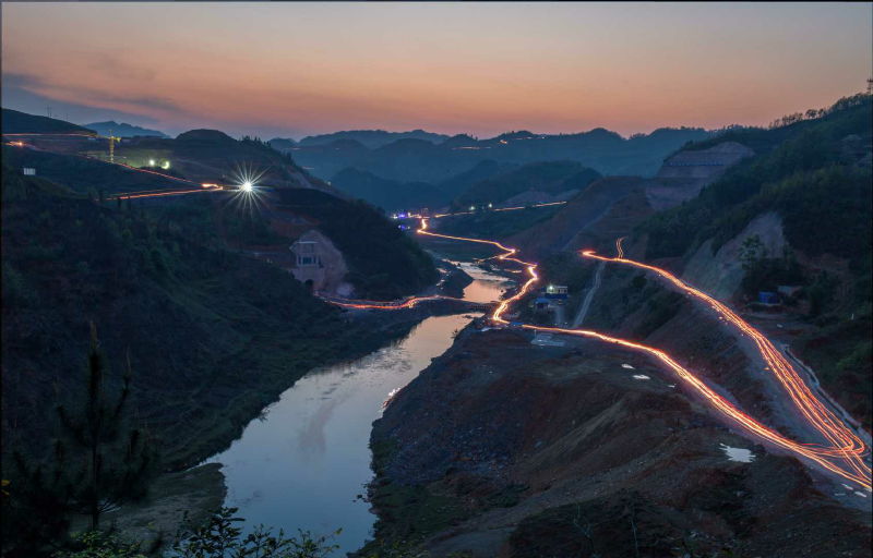 2018年3月29日黃家灣水利樞紐工程夜景，攝影 楊良強 (1)_好圖看看.jpg